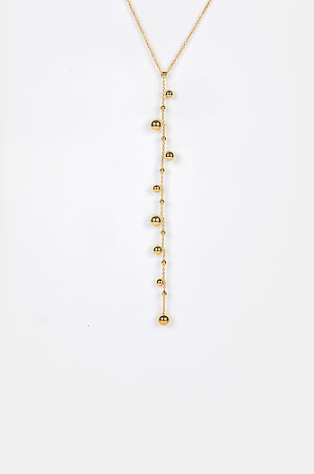 Last Friday Night Necklace in Gold Plating