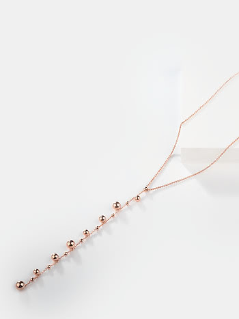 Last Friday Night Necklace in Rose Gold Plated in 925 Silver