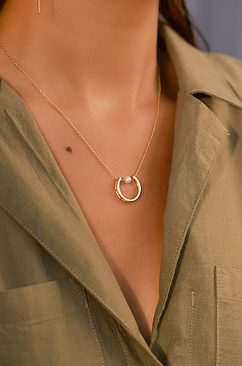 So Wearable Necklace in Gold Plating