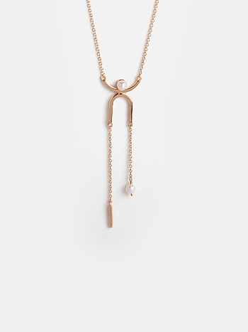 Slick Mode Necklace in Gold Plated 925 Silver