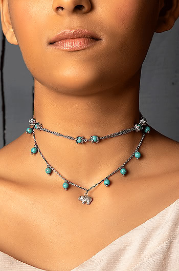 Antique Tough Hides Necklace