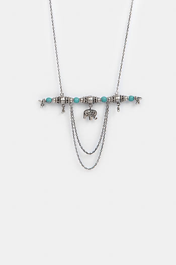 Antique Jumbo Hearts Necklace
