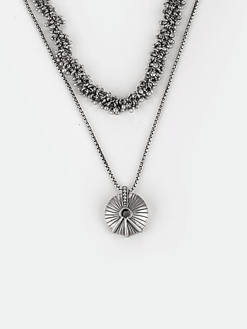 Antique Aachis Wedding Season Necklace in 925 Silver