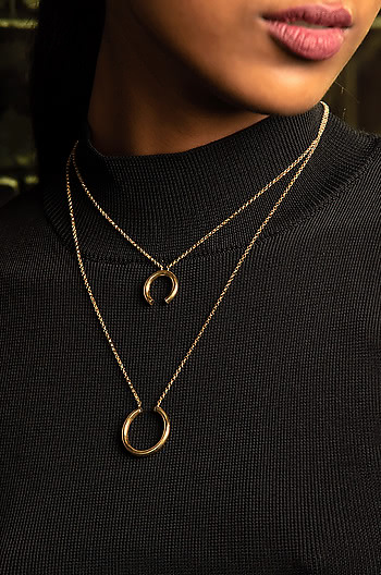 Handmade Heaven Necklace in Gold Plating