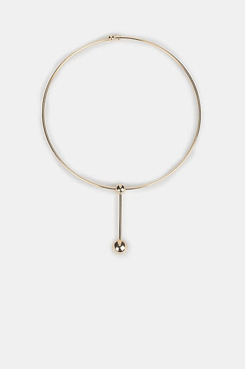Girl On Fire Necklace in Gold Plating