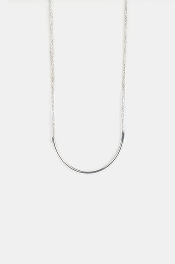 Same Old Love Necklace in Rhodium Plating
