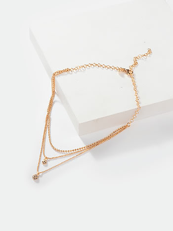 Say My Name Choker in Gold Plated 925 Silver
