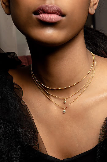 Say My Name Necklace in Gold Plating