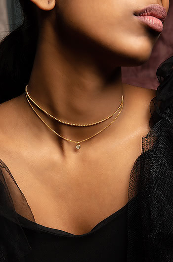 Hey Mama Choker in Gold Plating