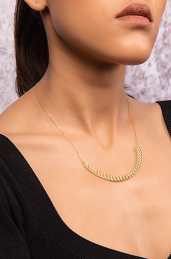 Issa Mood Necklace in Gold Plating