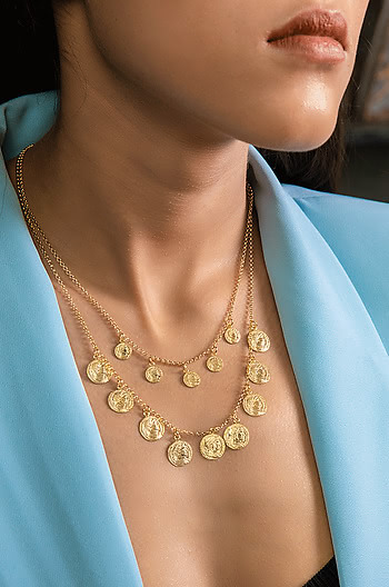 All In Necklace In Gold Plating