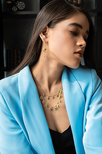 All In Necklace In Gold Plating