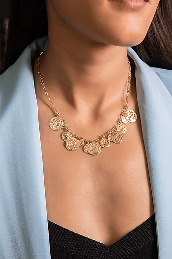 Loaded Necklace in Gold Plating