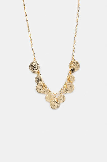 Loaded Necklace in Gold Plating