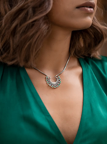 Owning My Determined Hustle Necklace in 925 Silver