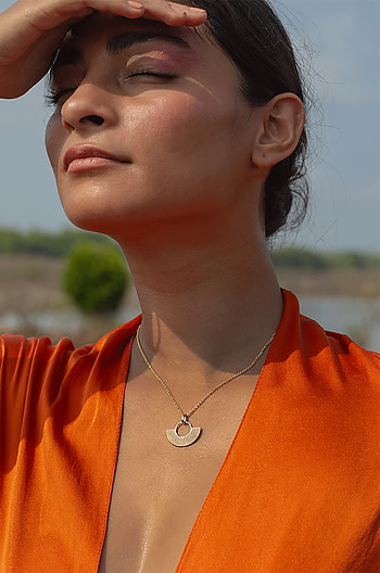 Good Vibes Necklace in Gold Plated 925 Silver
