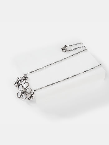 Betty F Necklace in 925 Oxidised Silver