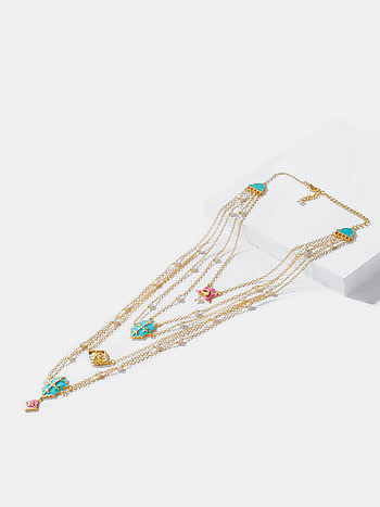 Baari Barsi Necklace in Gold Plated Brass