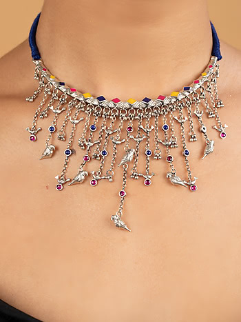 Sudo Motif Necklace in 925 Silver