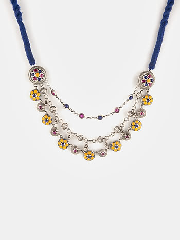 Phulwadi Work Necklace in 925 Silver