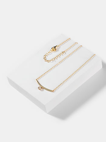 Hype it Up Pendant Necklace in Gold Plated in 925 Silver