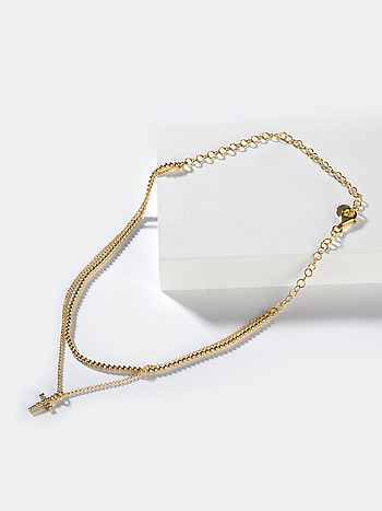 Let Loose Choker in Gold Plated in 925 Silver