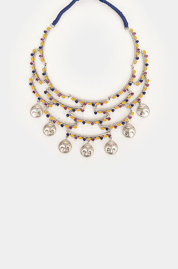 Haathi Motif Necklace in 925 Silver