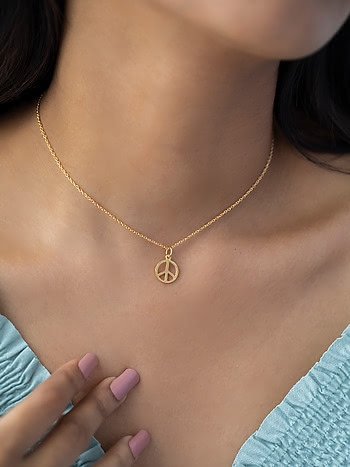 Initial Charm Necklace - Silver, Gold, Rose Gold | Nelle & Lizzy