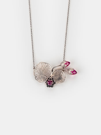 Oxidised Rise Above Apathy Necklace in 925 Silver