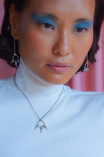 Champakali Inspired Pendant Necklace in 925 Silver