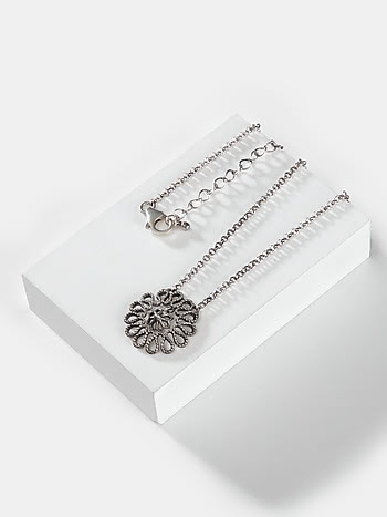 Nagmori Inspired Pendant Necklace in 925 Silver