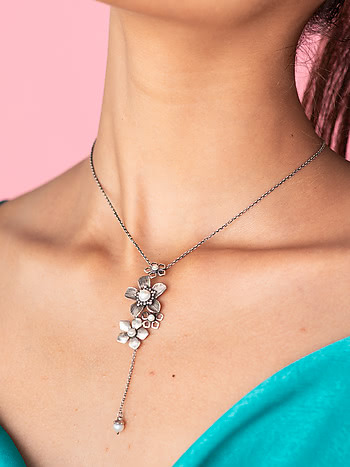Marie C Necklace in 925 Silver