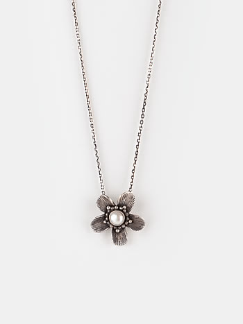Shirin E Necklace in 925 Oxidised Silver