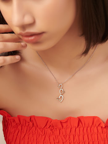 Shaya by CaratLane Walk Me Home Pendant Necklace in 925 Silver