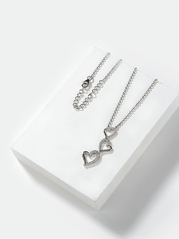 Jar of Hearts Necklace in 925 Silver