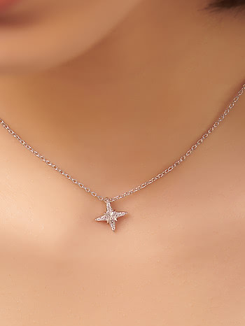 Sterling Silver Star Pendant Necklace | Hersey & Son Silversmiths