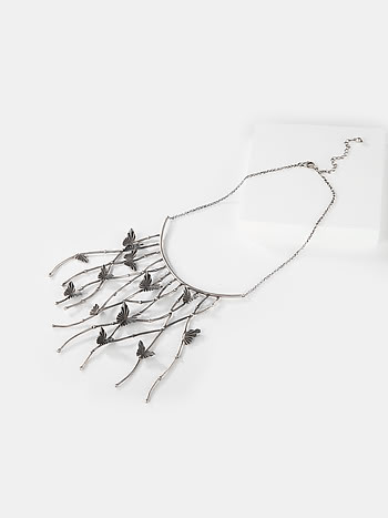 Oxidised Chasing My Untamed Thrills Necklace in 925 Silver