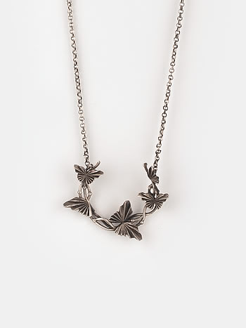 Oxidised Chasing My Uncontrollable Desires Necklace in 925 Silver