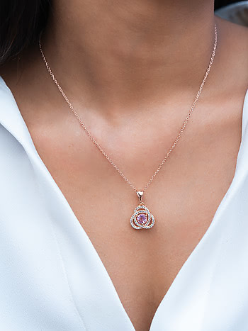 Shaya Silver Necklace. Stay with Me Circle Pendant Necklace in 925 Silver. Jewellery for Women in Sterling Silver, Shaya SilverJewellery.