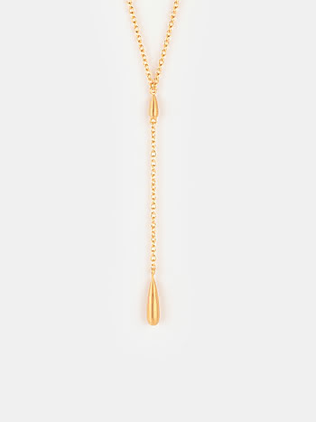 Right as Rain Necklace in Gold Plated 925 Silver