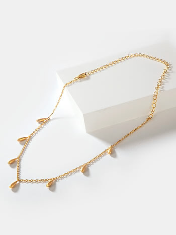 Grow with the Flow Choker in Gold Plated 925 Silver