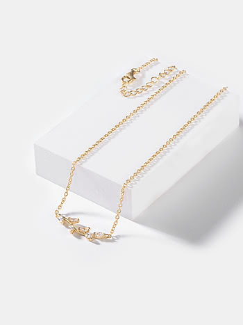 Trailing Vines Necklace in Gold Plated 925 Silver