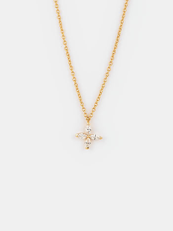 Leaf a Mark Necklace in Gold Plated 925 Silver