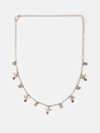 Mor Motif Necklace in 925 Silver