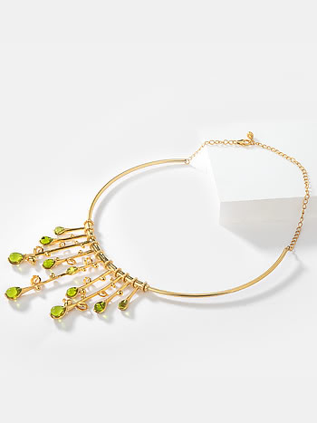 Rufida Bloom Necklace in Gold Plated 925 Silver