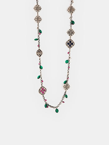 Feeling Soni Oxidised Necklace in 925 Silver