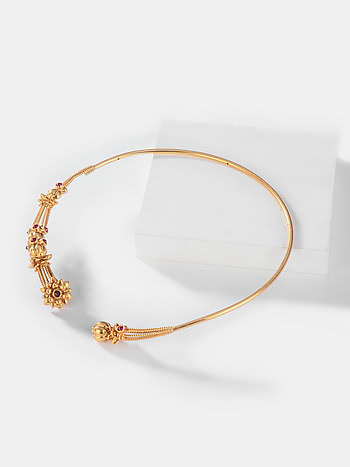 Peruviana Bloom Necklace in Antique Gold Plated 925 Silver