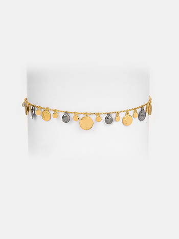 Meant to Shine Confetti Choker in Dual Plated 925 Silver