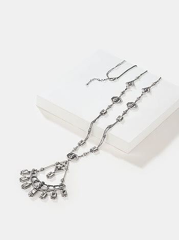 Liesel Necklace in Oxidised 925 Silver