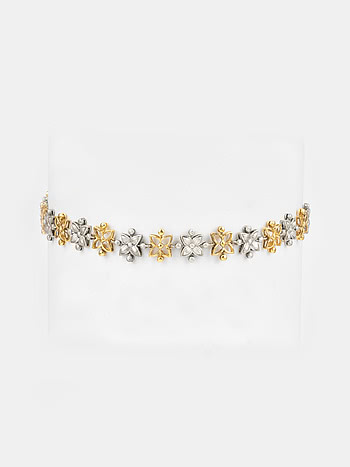 Huvu Choker in Dual Plated 925 Silver